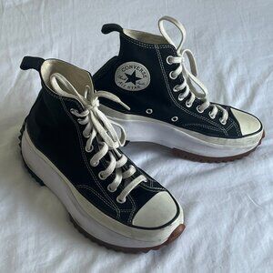 Converse Run Star Hike High Top Sneakers Size 8
